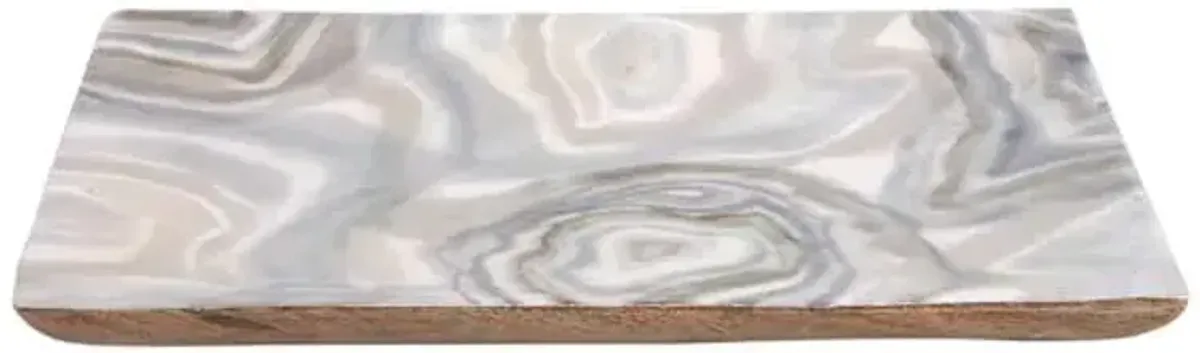 Square Agate Trinket Tray, 8x6