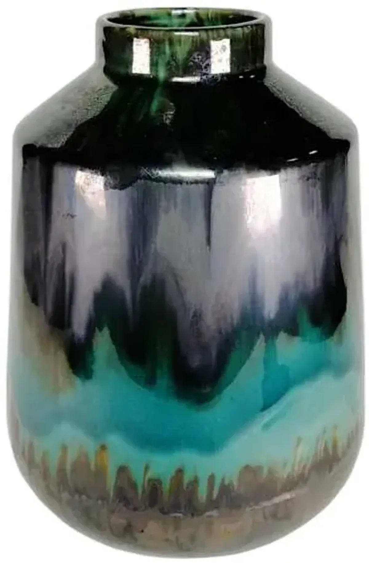 React Glazed Ceramic Vase, 9"