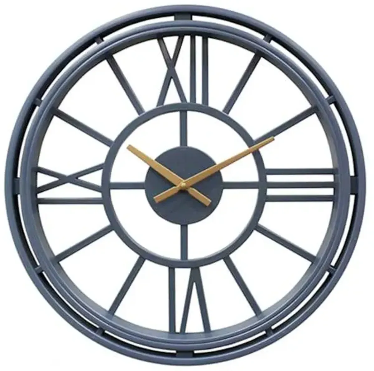 Navy Blue Wall Clock, 20"