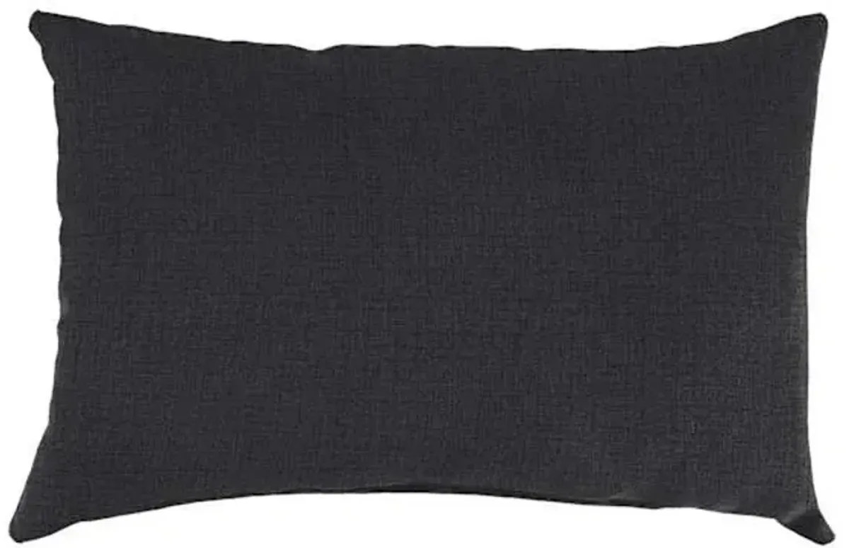 Sorvino Ash Premium Lumbar Outdoor Throw Pillow, 14x20