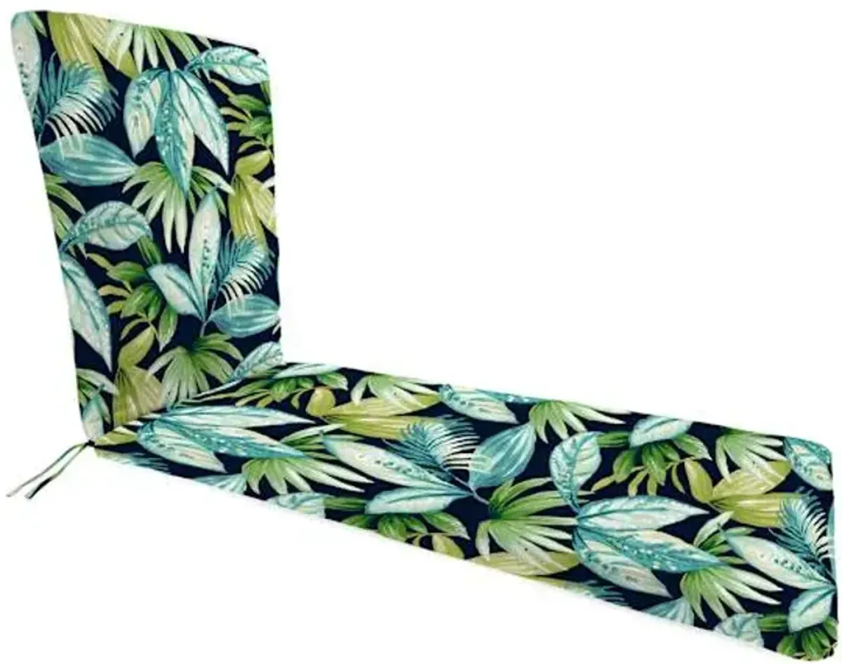 Seneca Navy Blue Outdoor Chaise Lounge Cushion