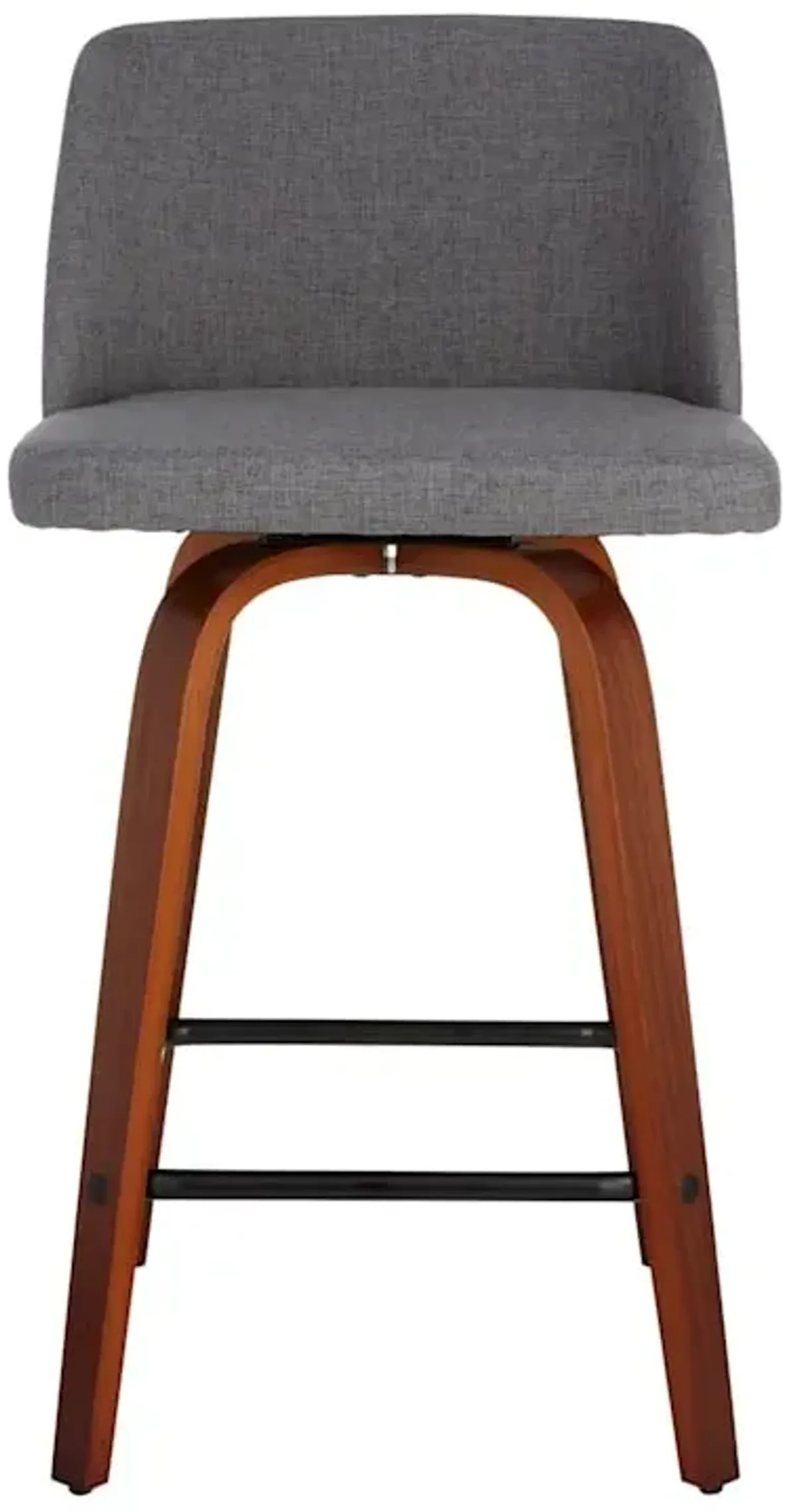 Crosby St. Toriano Upholstered Swivel Counter Stool, 26"