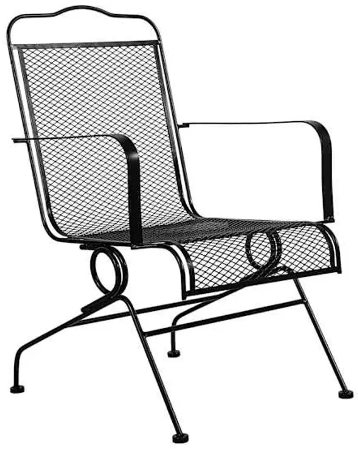 Wrought Iron Outdoor Motion Chair