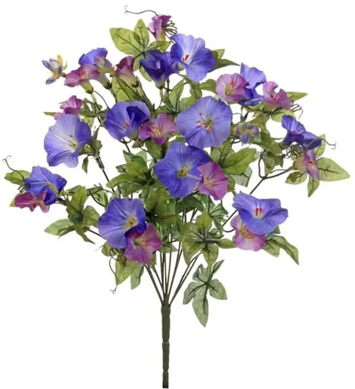 12-Head Purple Petunia Floral Spray, 19"
