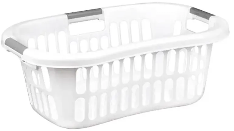 White Laundry Basket, 40l