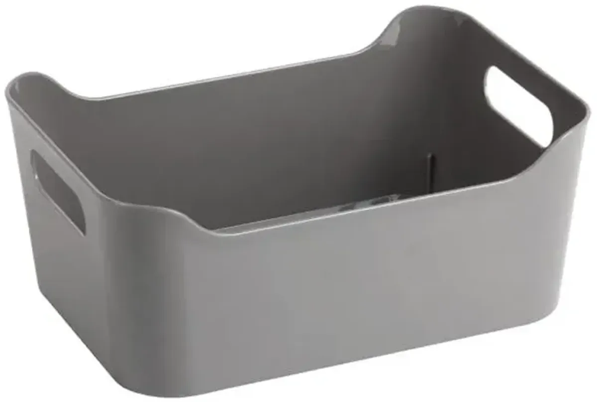 Grey Storage Bin, 3l