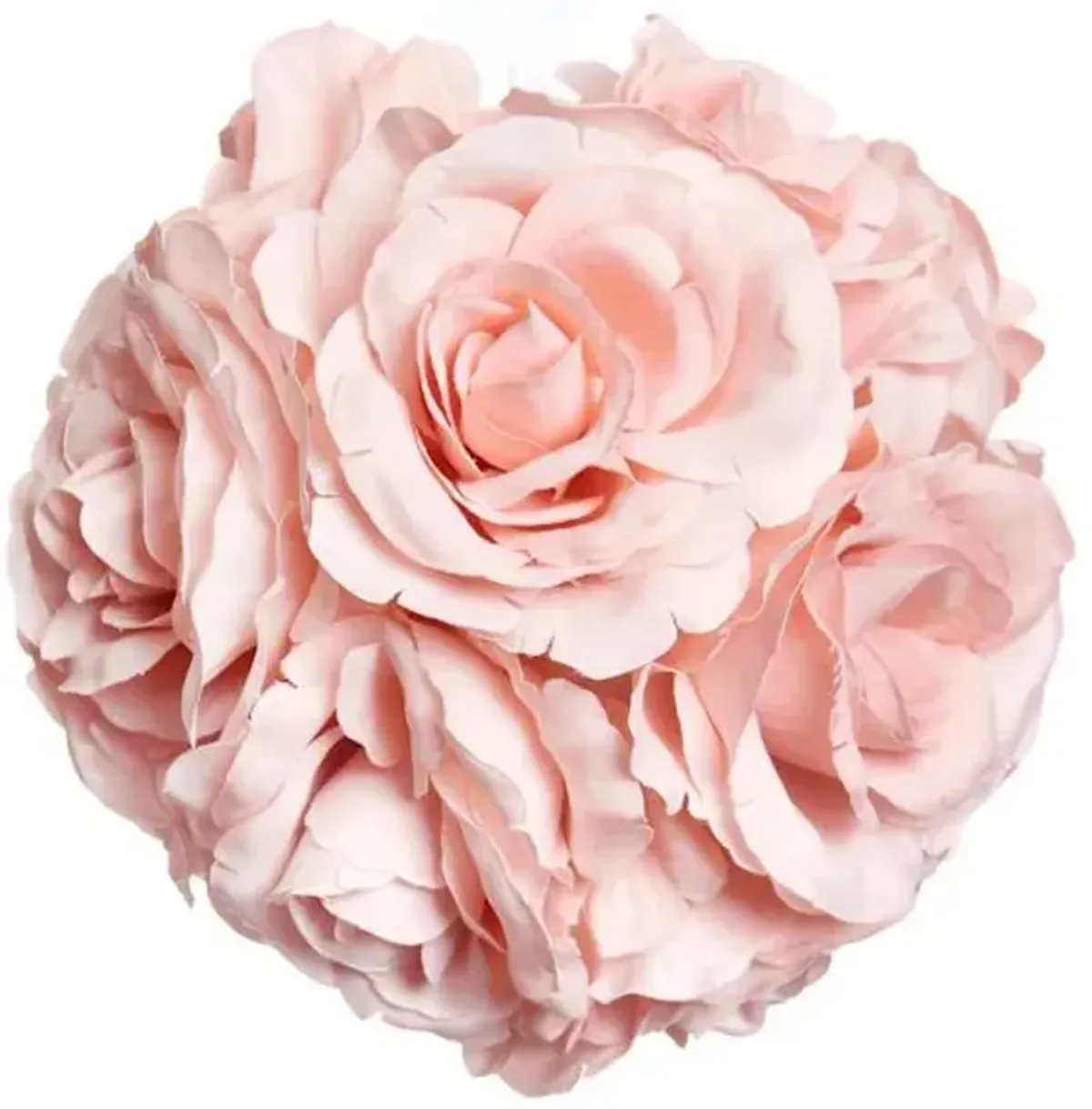 Pink Rose Kissing Ball, 6"