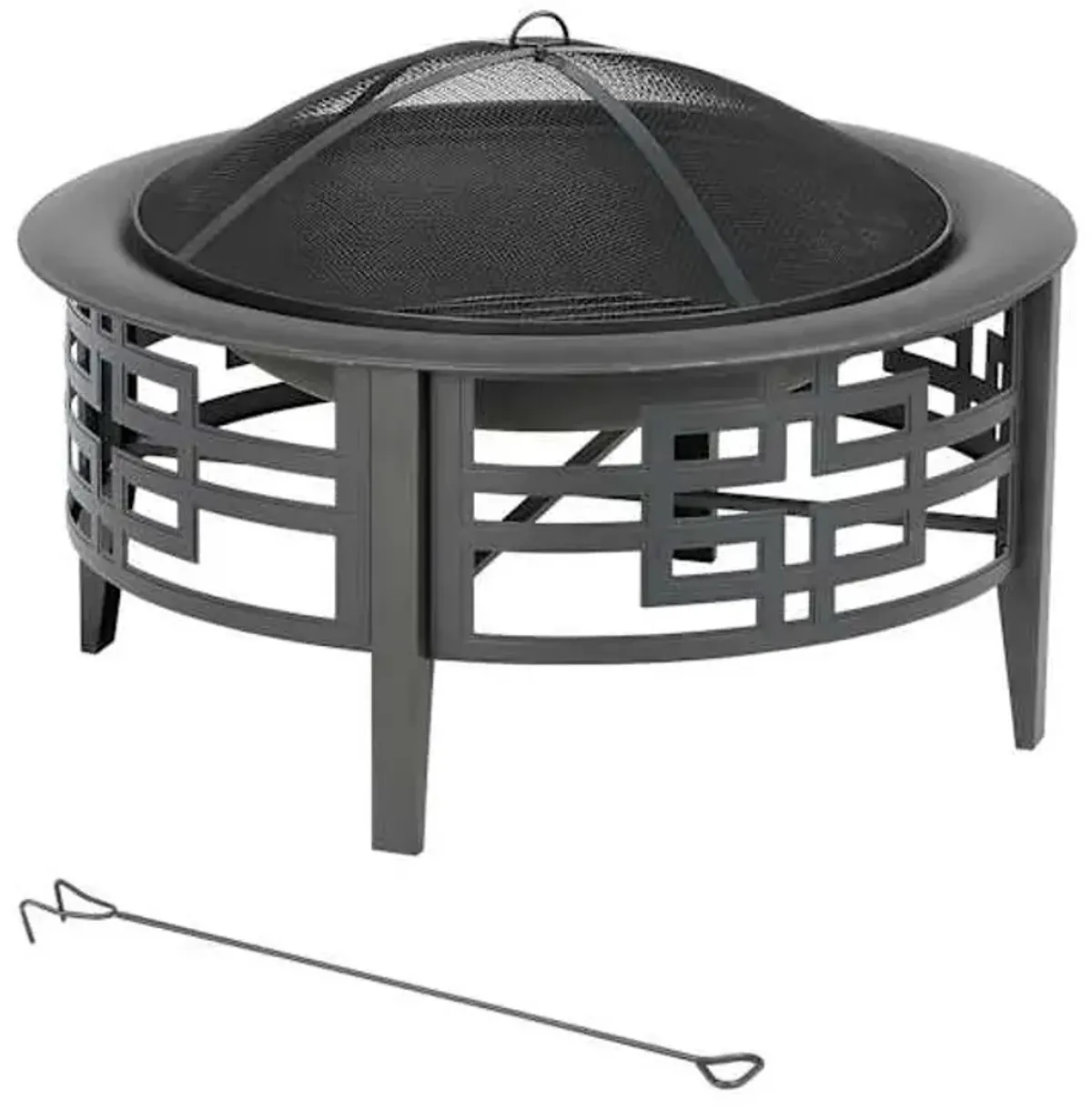 Baton Rouge Outdoor Fire Pit, 35"