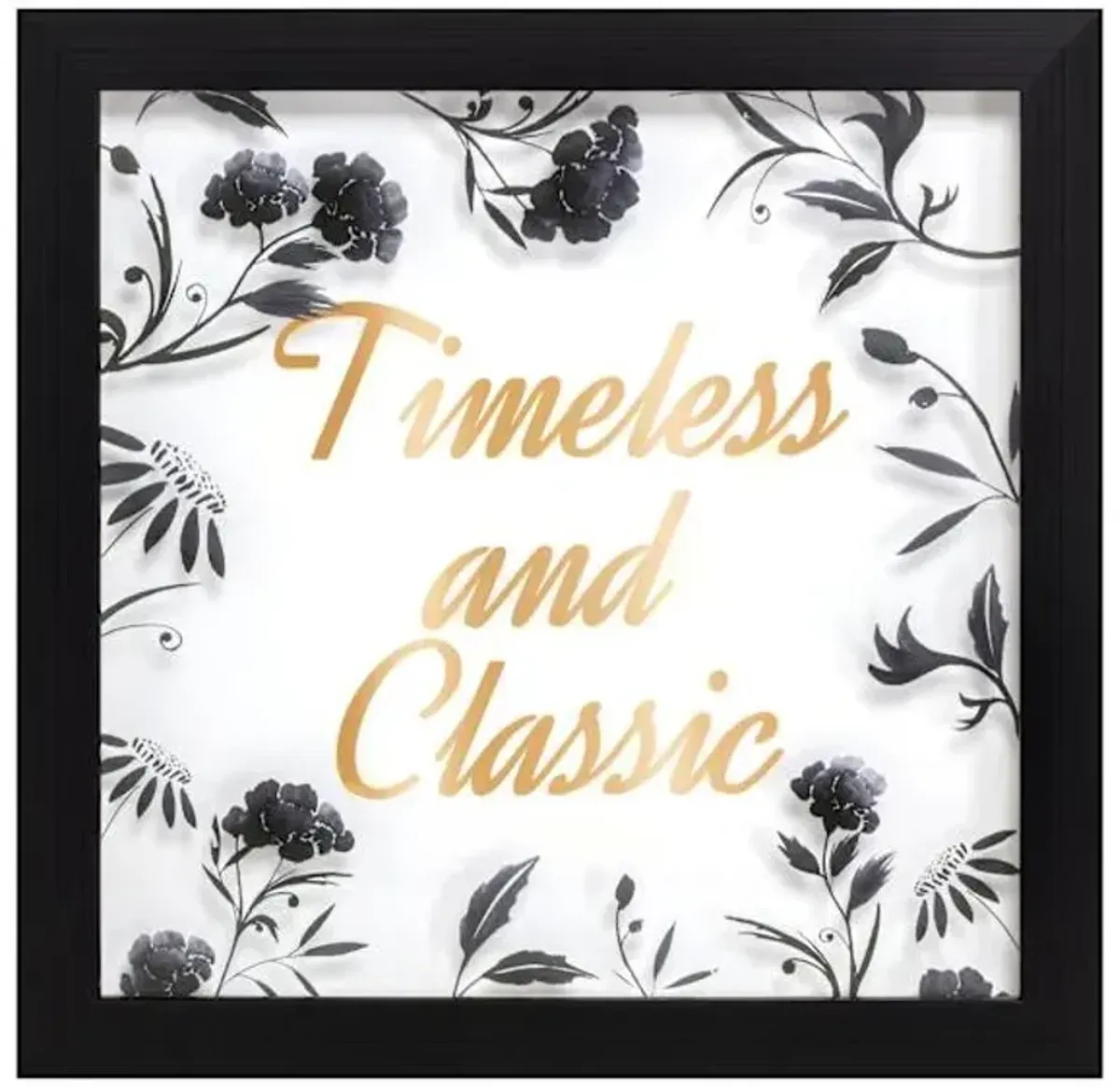 Timeless & Classic Framed Canvas Wall Art, 10"