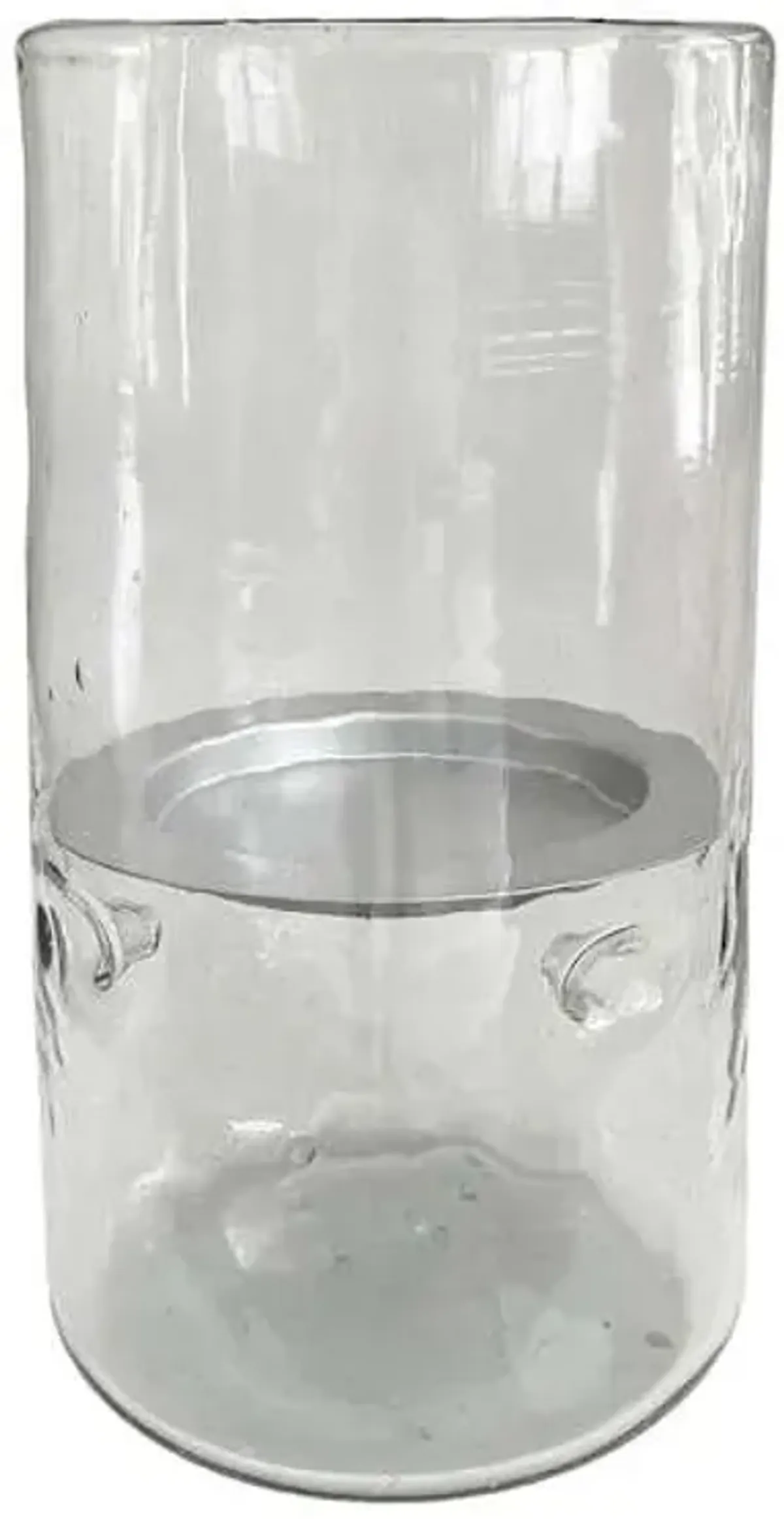 Picado Glass Candle Holder, 14"