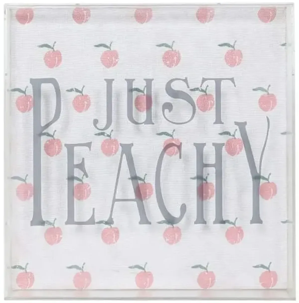 11x11 Just Peachy Sign