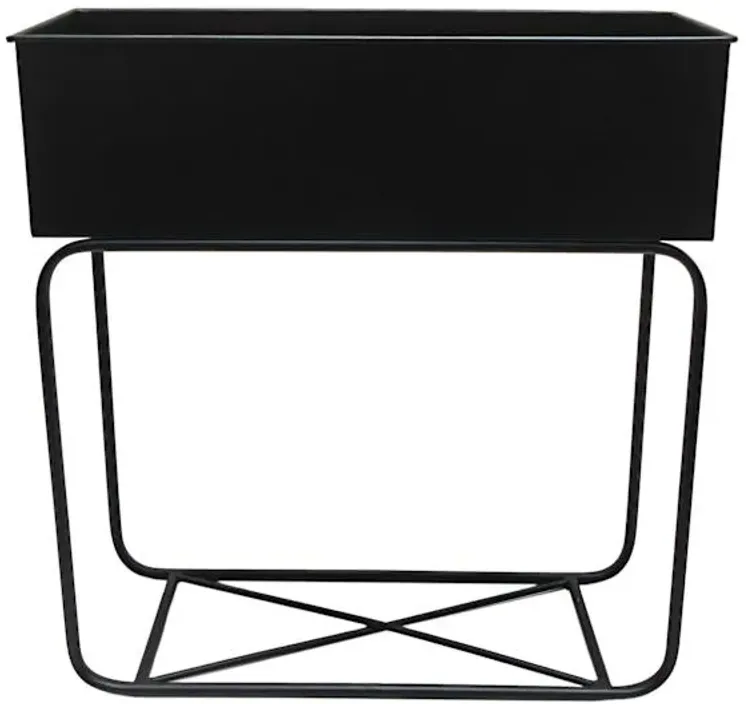 Black Metal Planter Stand, Small