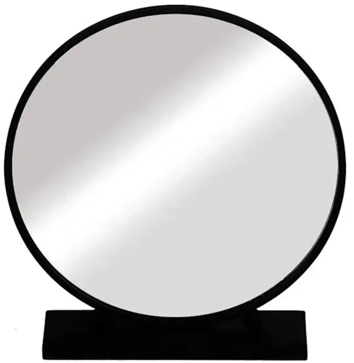 Black Table Mirror, 13"