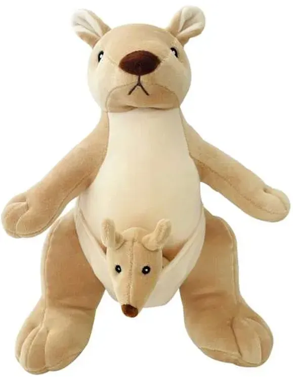Tiny Dreamers Kangaroo Shaped Plush Pillow, 8x12