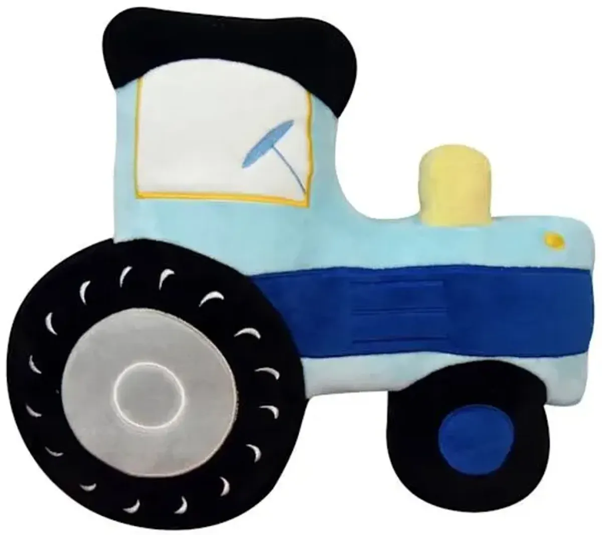 Tiny Dreamers Tractor Shaped Plush Pillow, 12x14