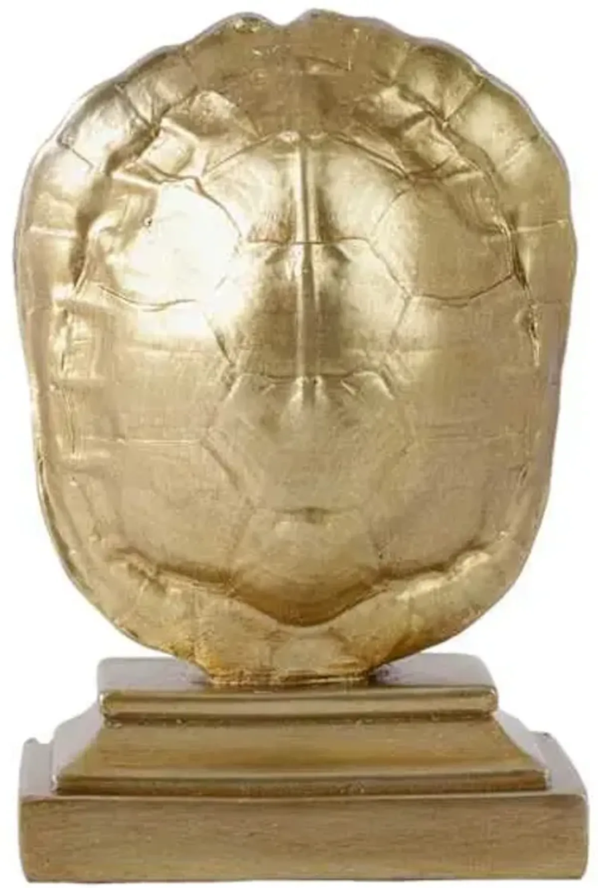 Gold Turtle Shell Decor, 5"