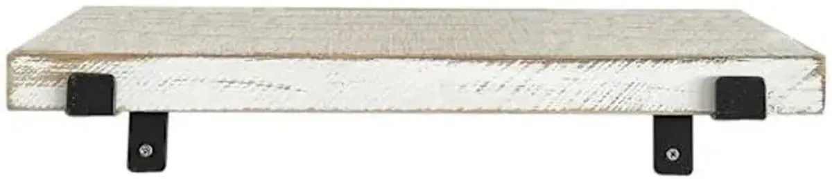Natural Wooden Wall Shelf, 16"