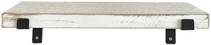 Natural Wooden Wall Shelf, 16"