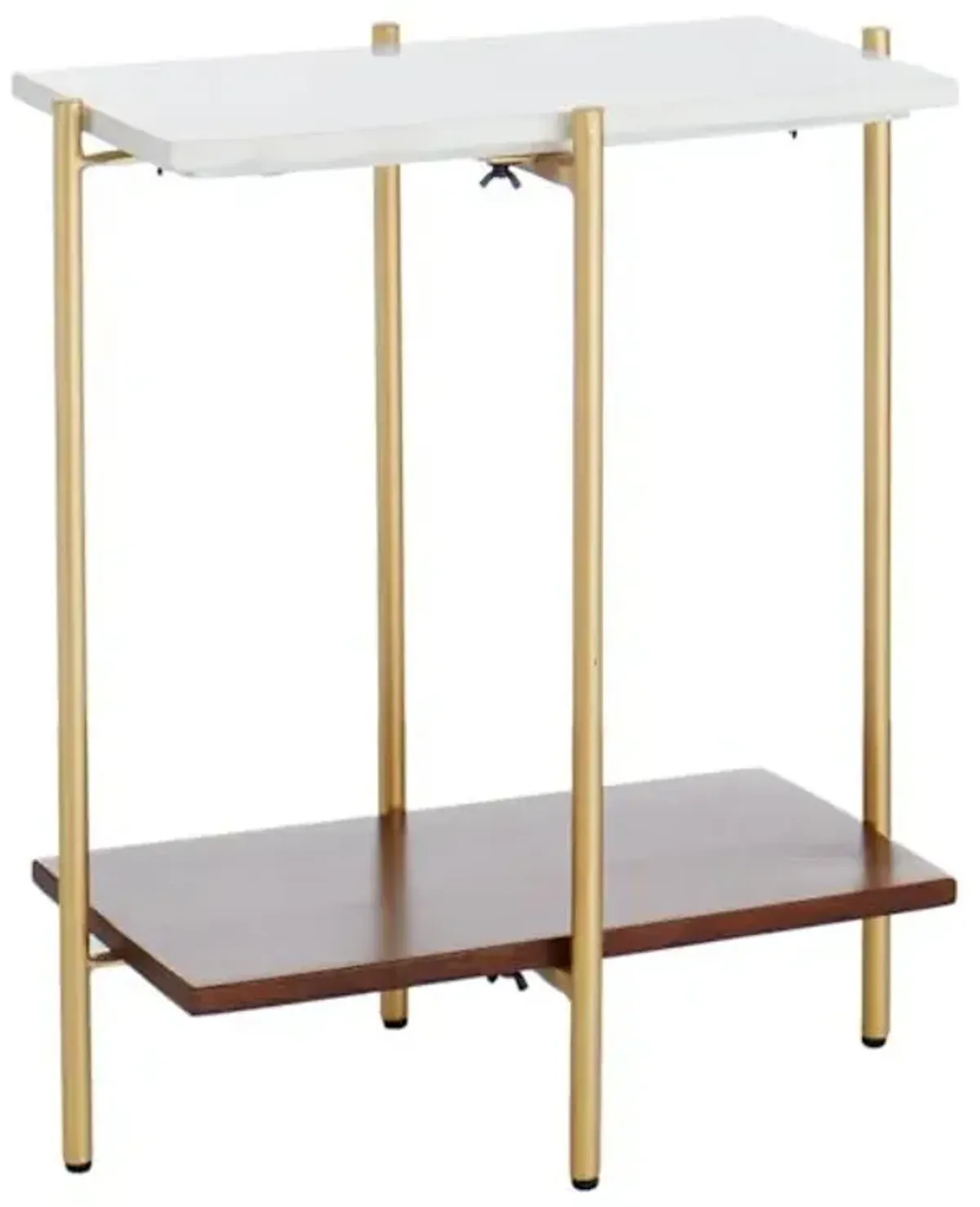 Crosby St. Wren Square Marble Top End Table