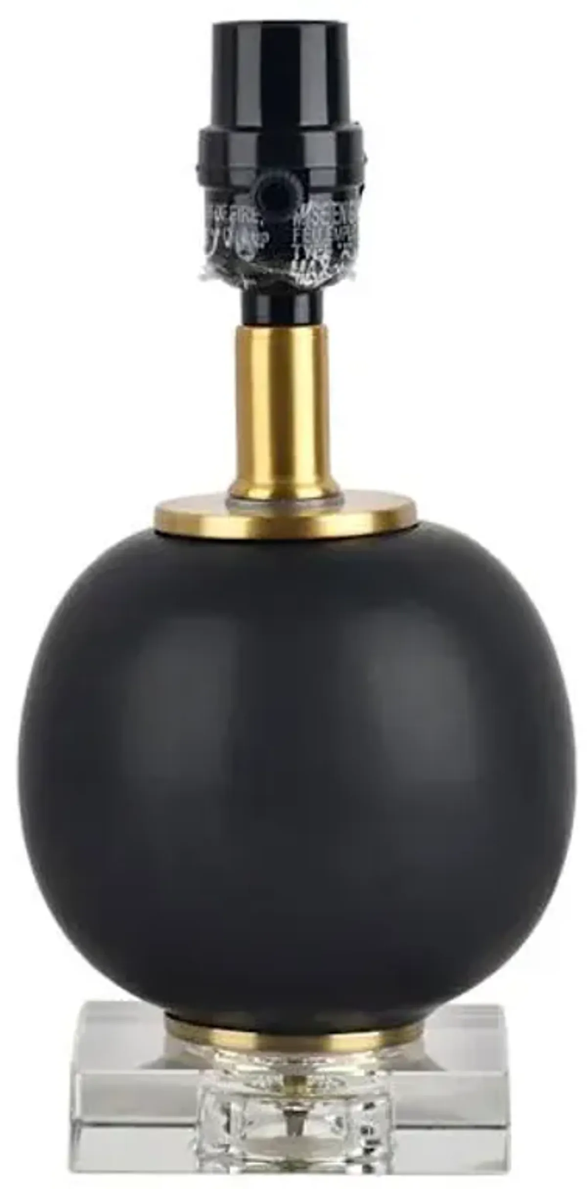 10In Black Ceramic W/Acrylic M