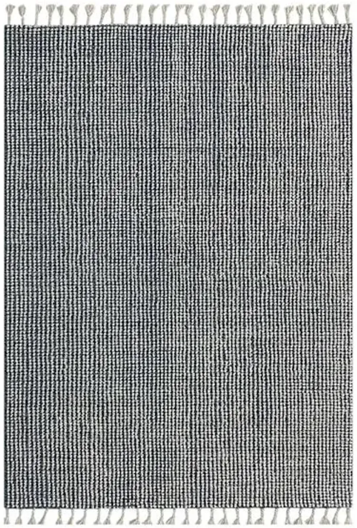 (B732) Honeybloom Clark Indigo Woven Area Rug, 5x7
