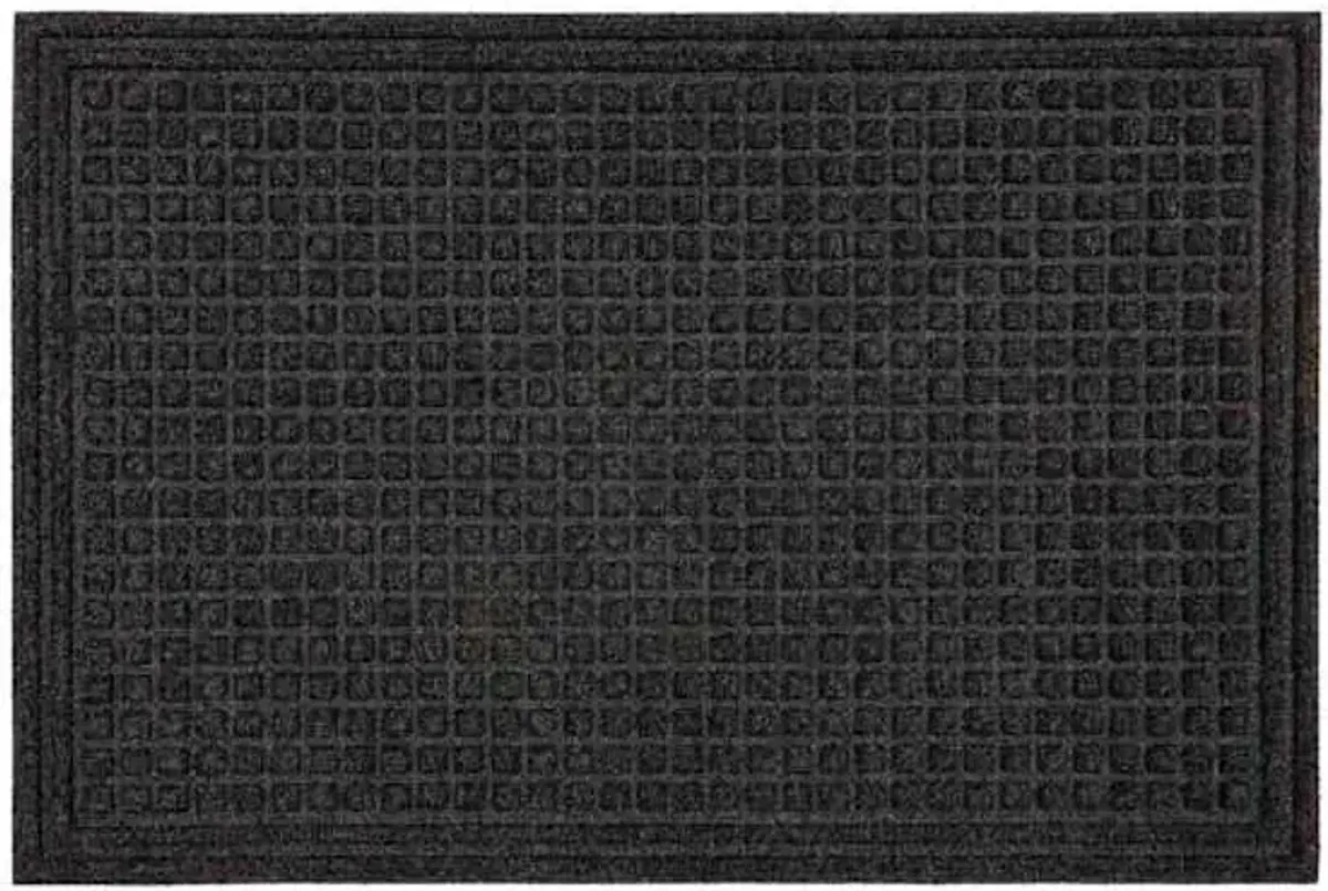 Onyx Waffle Impressions Doormat, 36x48