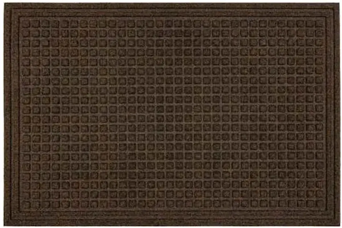 Brown Waffle Impressions Doormat, 36x48