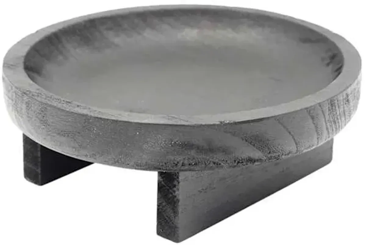 Black Wooden Plant Stand, Small