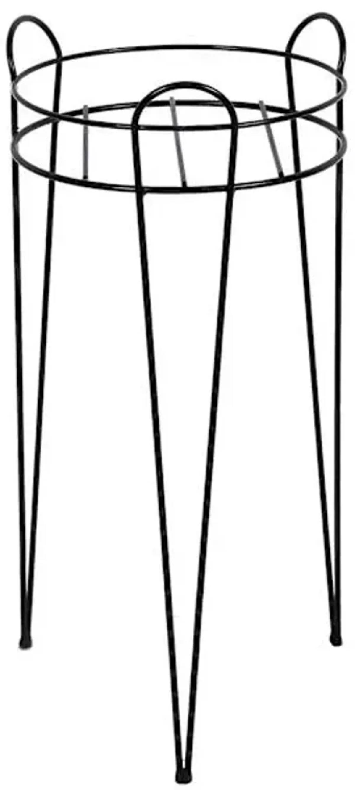 Black Metal Wire Plant Stand, Medium