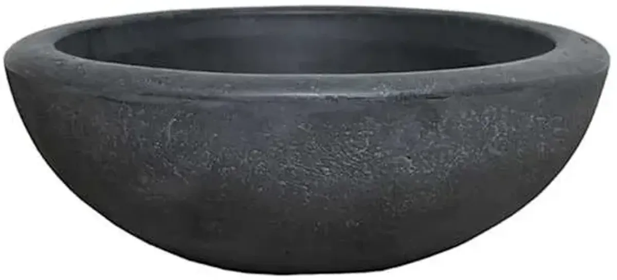 Slate Lip Bowl Planter, 21"