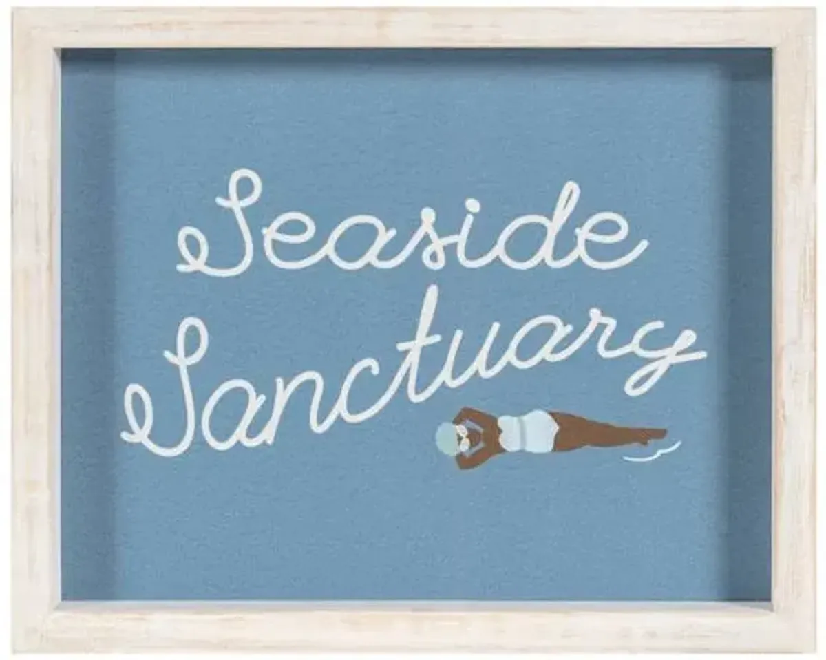 Seaside Sanctuary Canvas Wall Art, 10x8