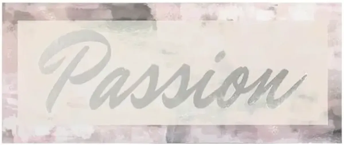 Passion Canvas Wall Art, 15x5
