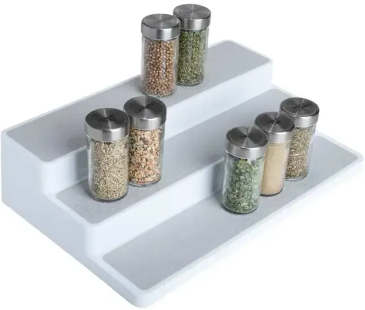 3-Tier White Shelf Organizer