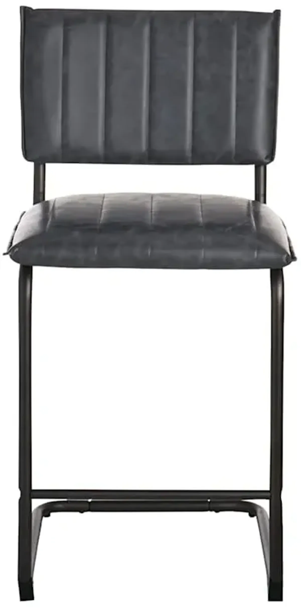 Crosby St. Luka Faux Leather Counter Stool, Grey