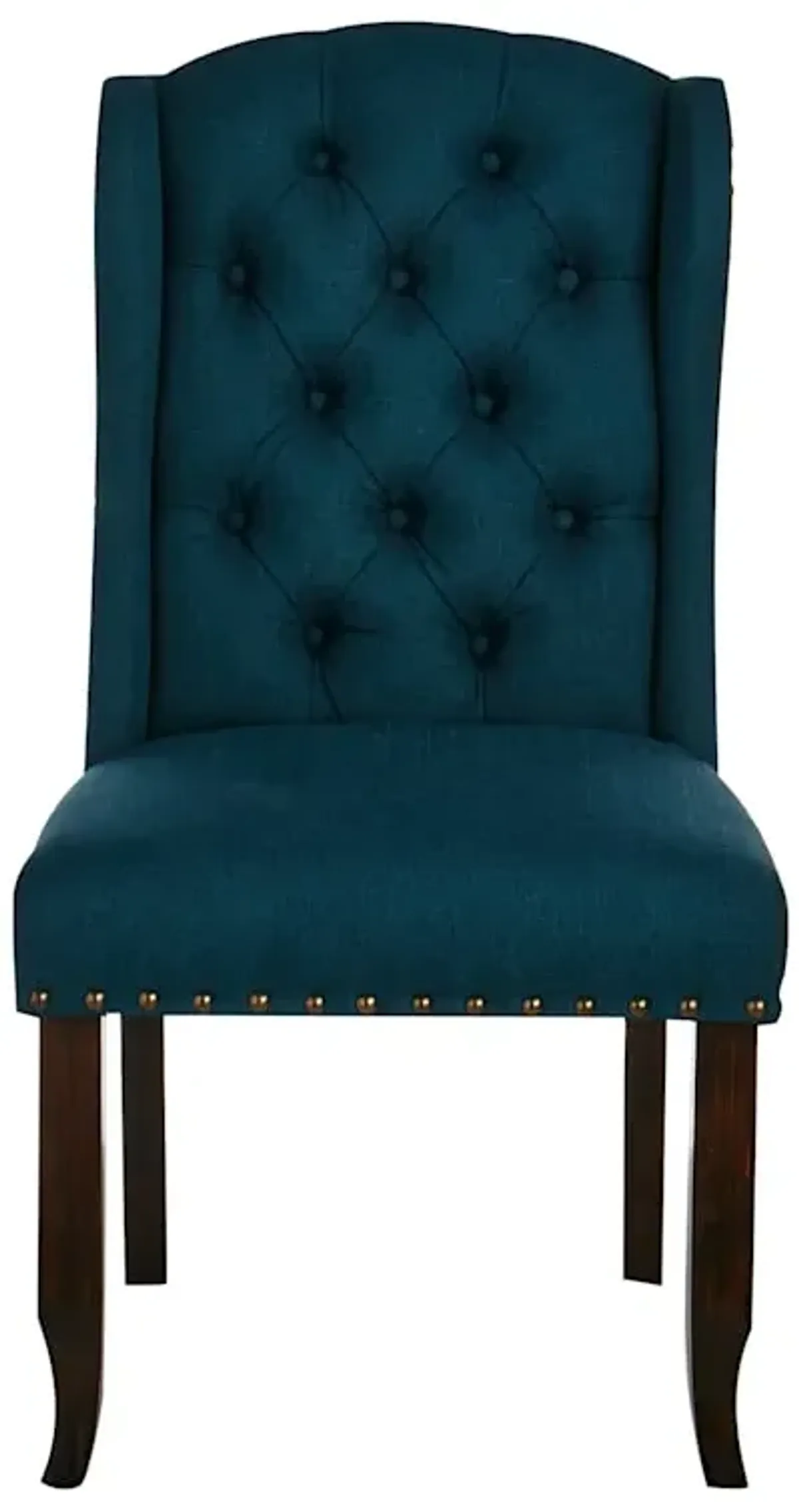 Providence Aahmad Winged Dining Chair, Navy