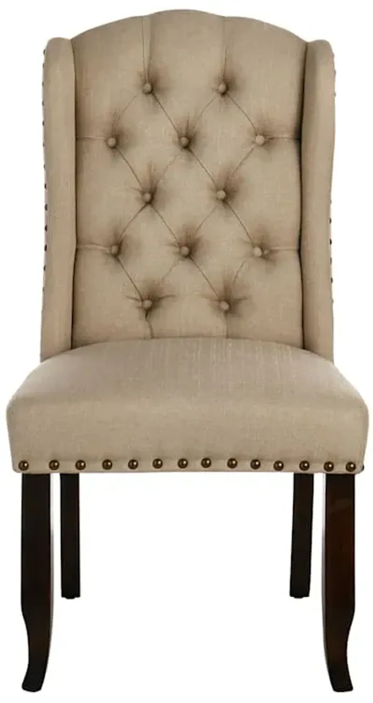 Providence Aahmad Winged Dining Chair, Beige