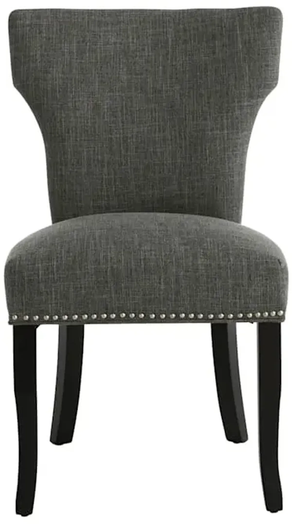 Jhene II Studded Back Dining Chair, Grey
