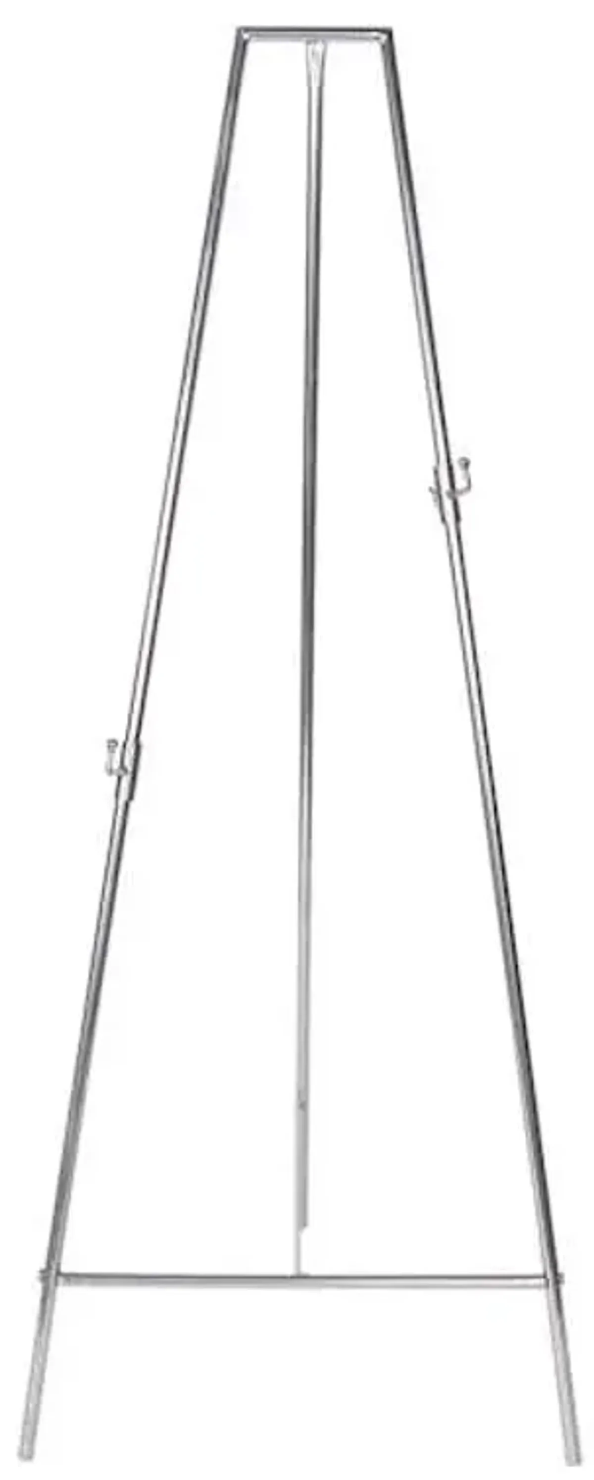Silver Metal Easel, 58"