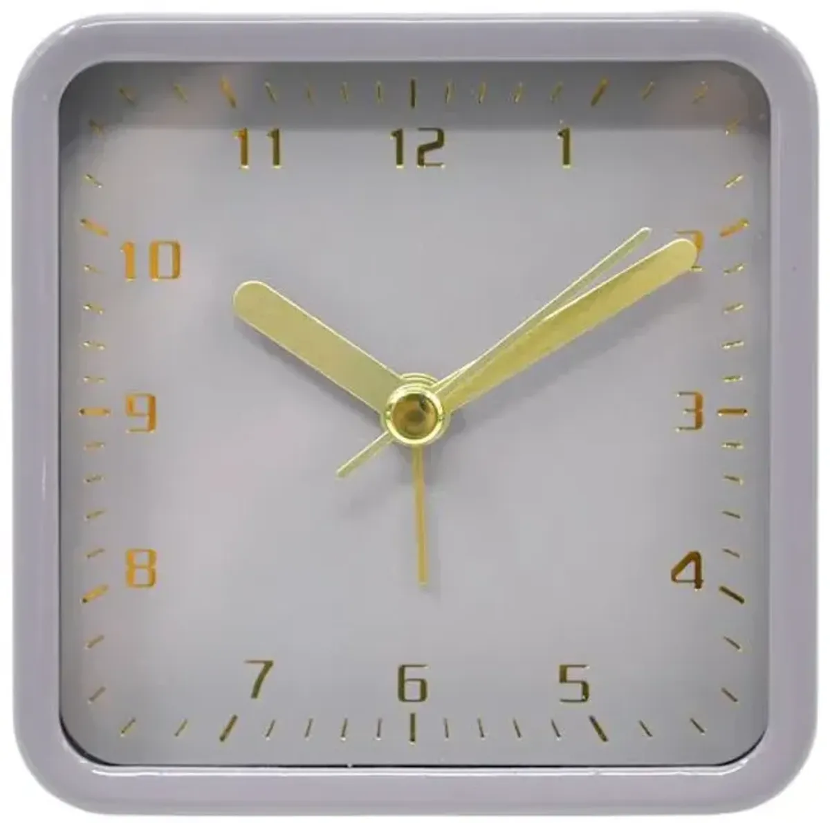 Purple Square Clock, 3"