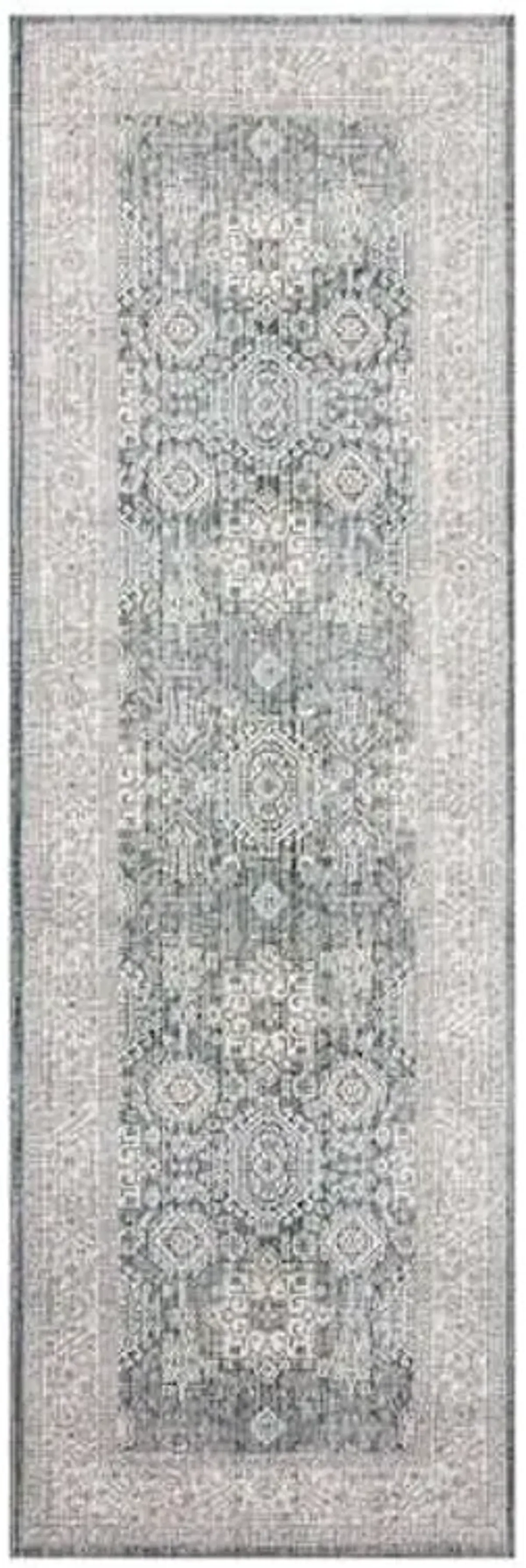 (B806) Tracey Boyd Anna Green Medallion Runner, 2x8