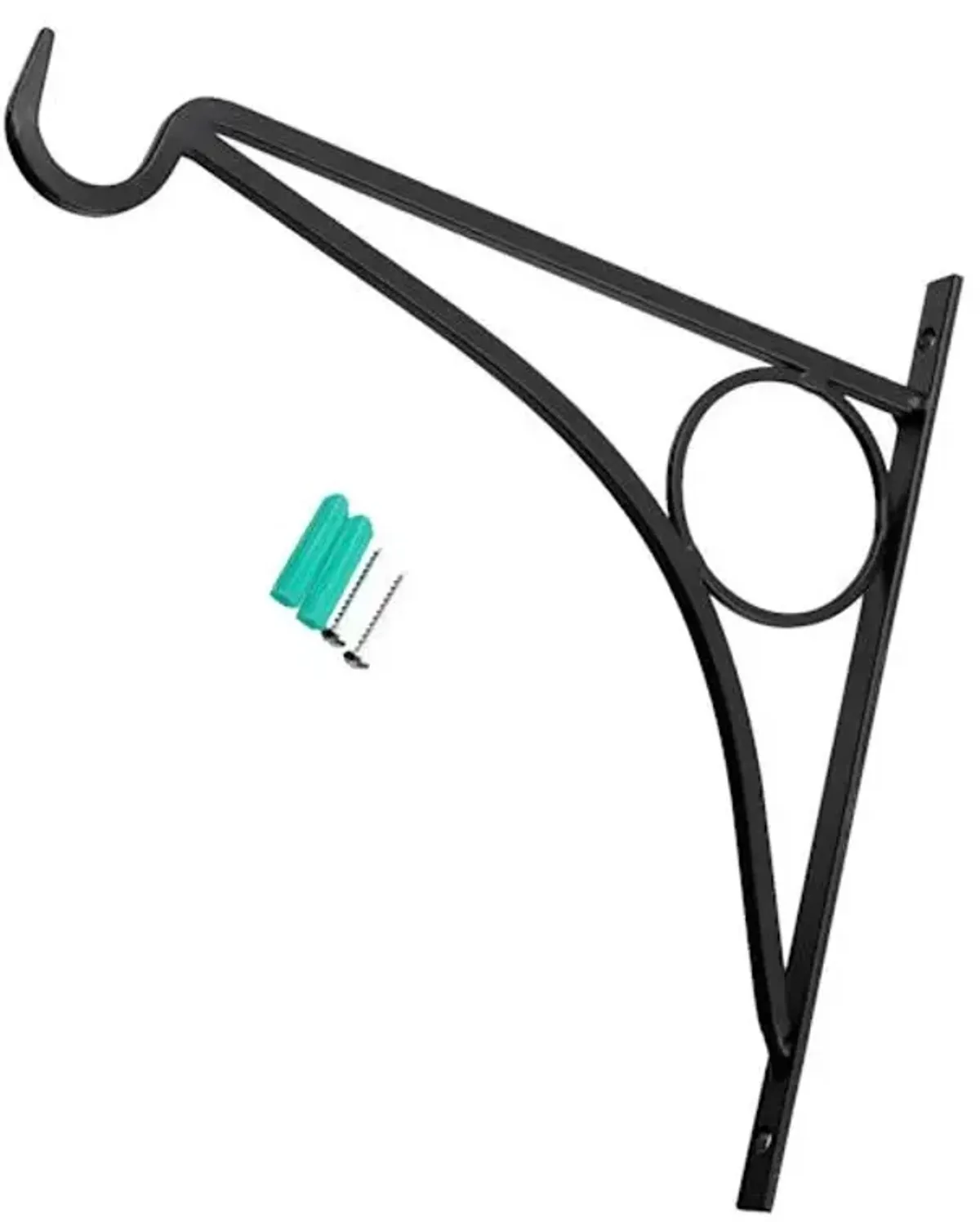 Garden Planter Hook, Satin Black