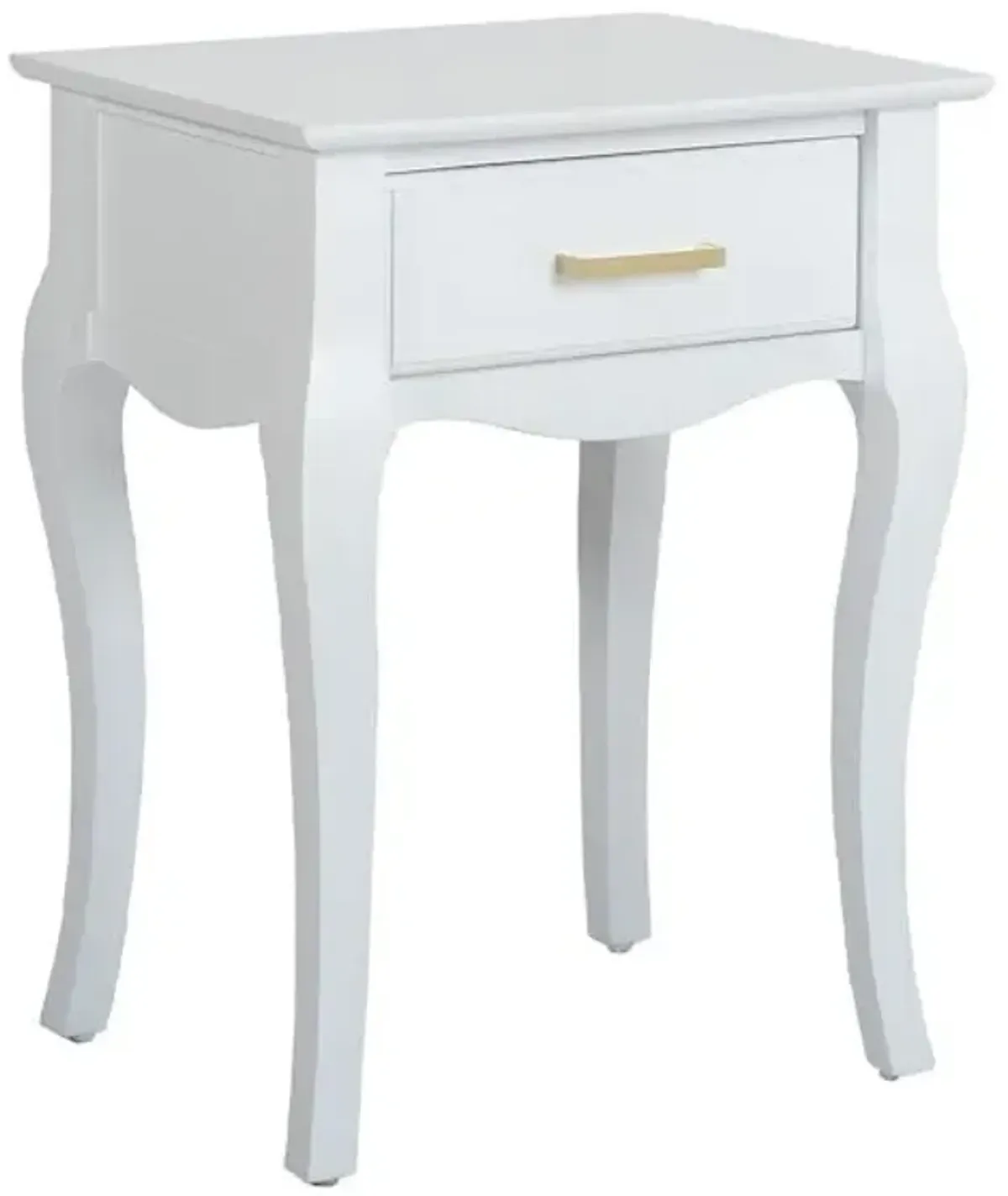 Scarlett End Table, White