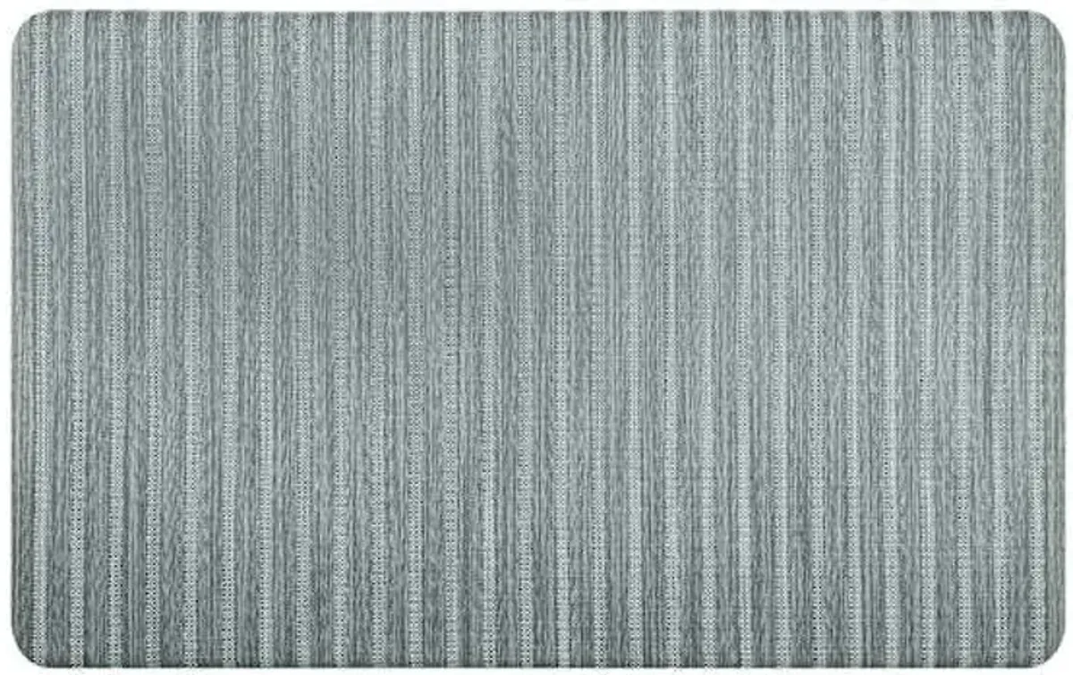 Cook N' Comfort Sage Striped Anti-Fatigue Kitchen Mat, 20x39
