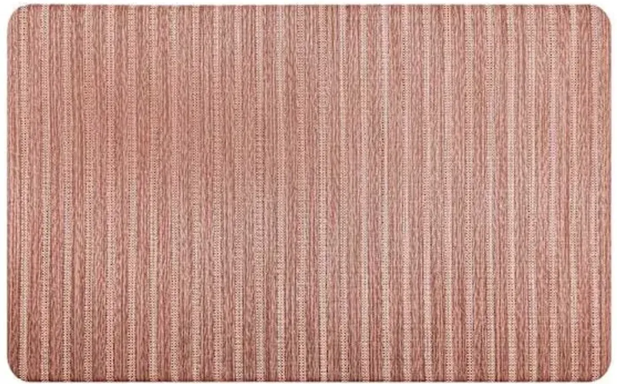 Cook N' Comfort Red Striped Anti-Fatigue Kitchen Mat, 20x39