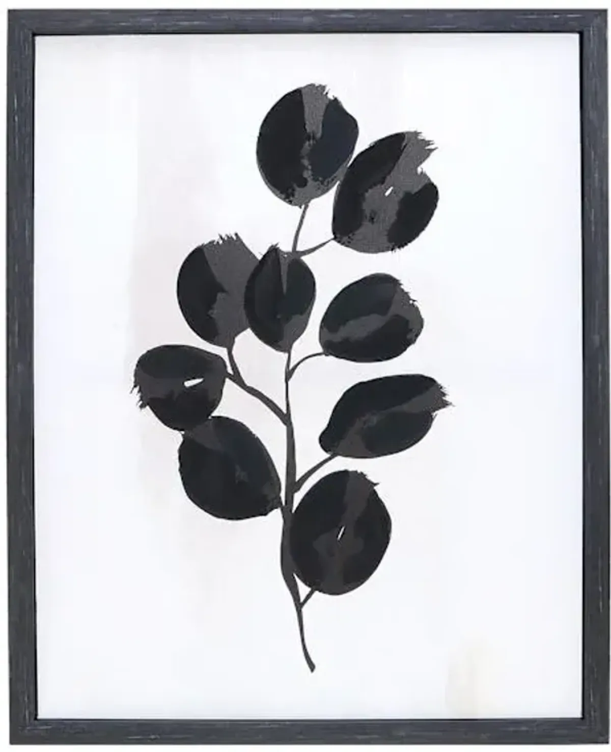 Framed Black Stem Botanical Canvas Wall Art, 18x22