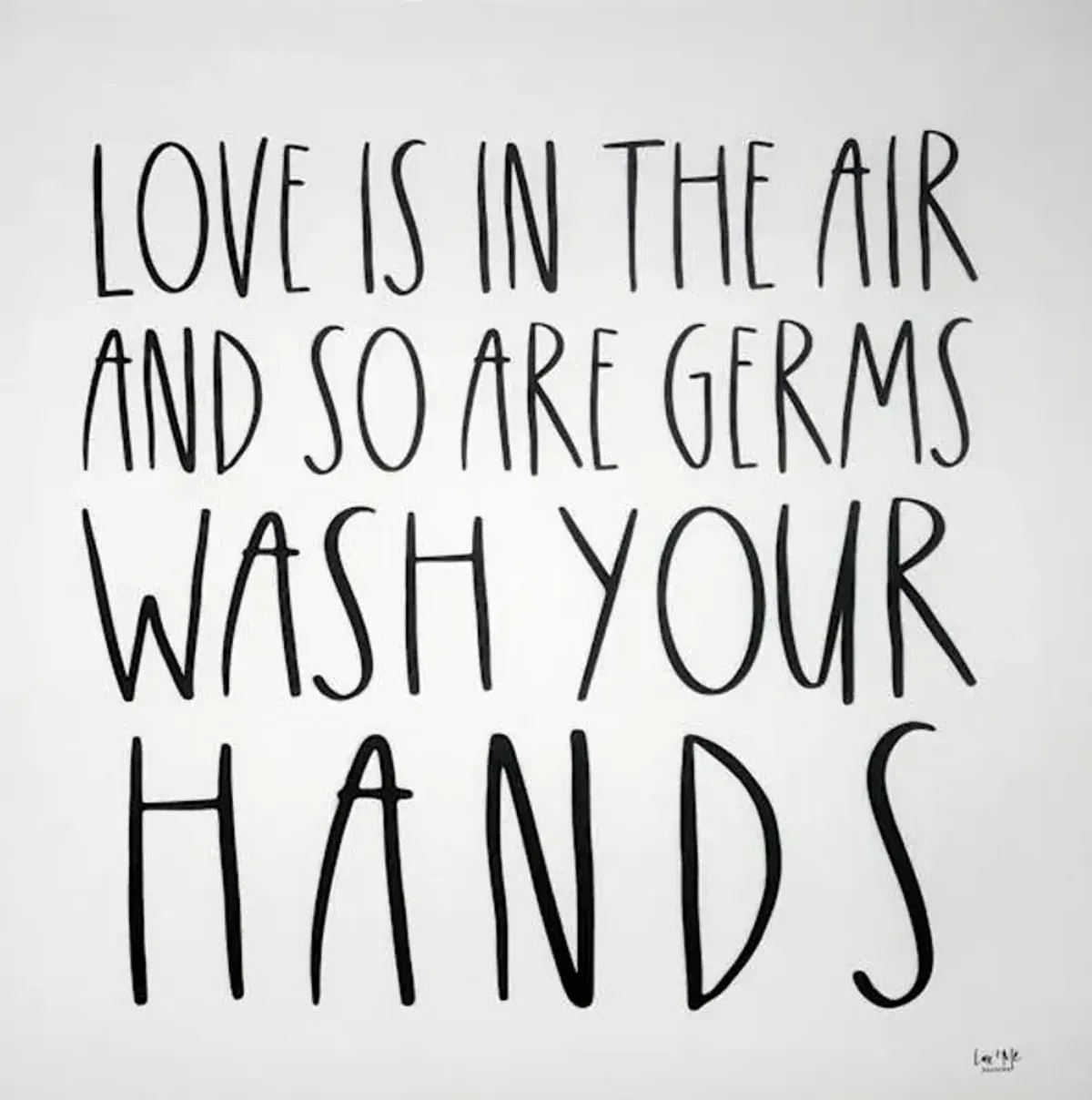 Bathroom Sentiment Canvas Wall Art, 12"