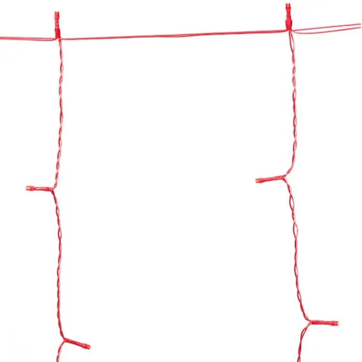 8-Function Red LED Curtain Light, 8x7