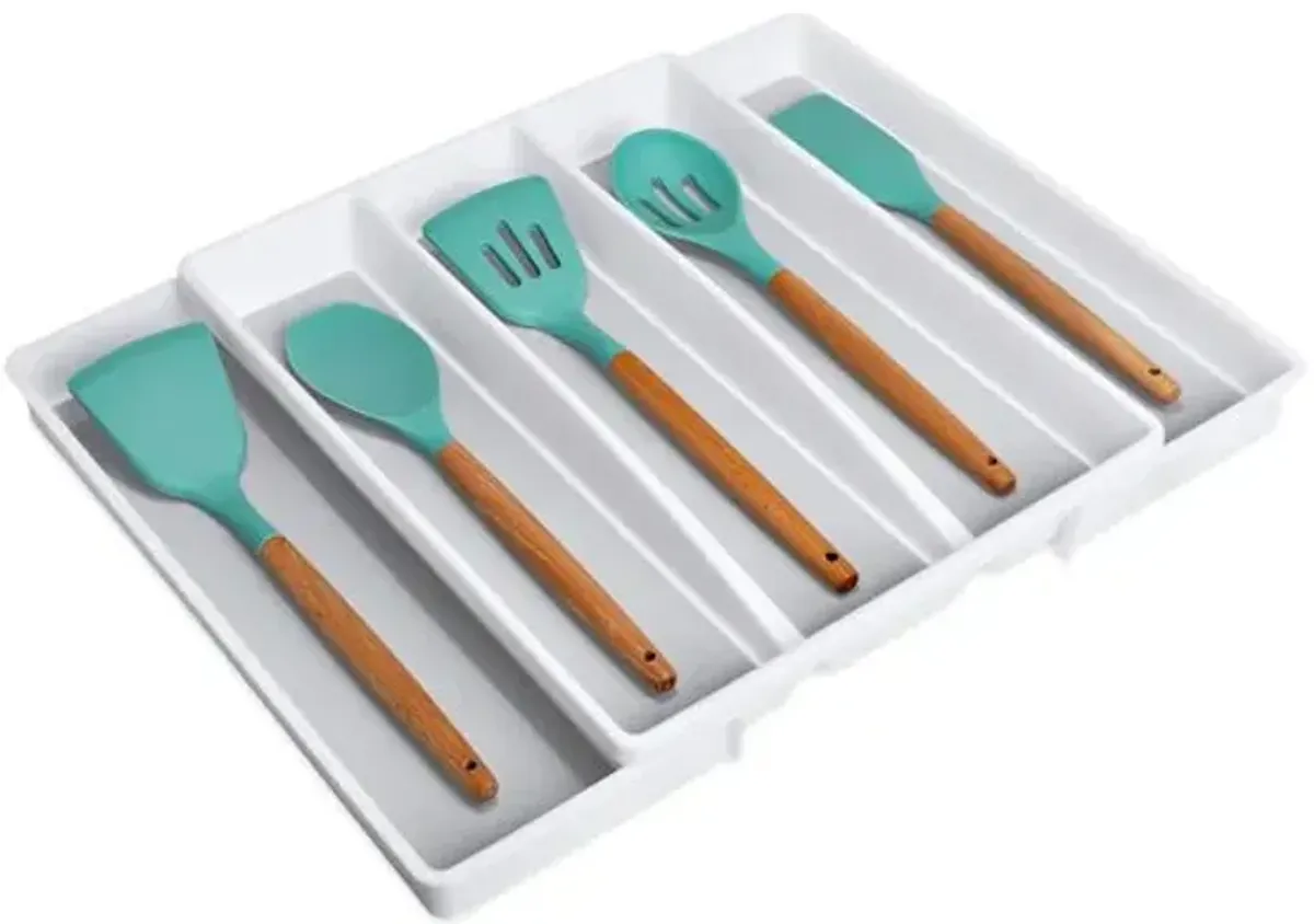 5-Comp Expandable Drawer Organizer
