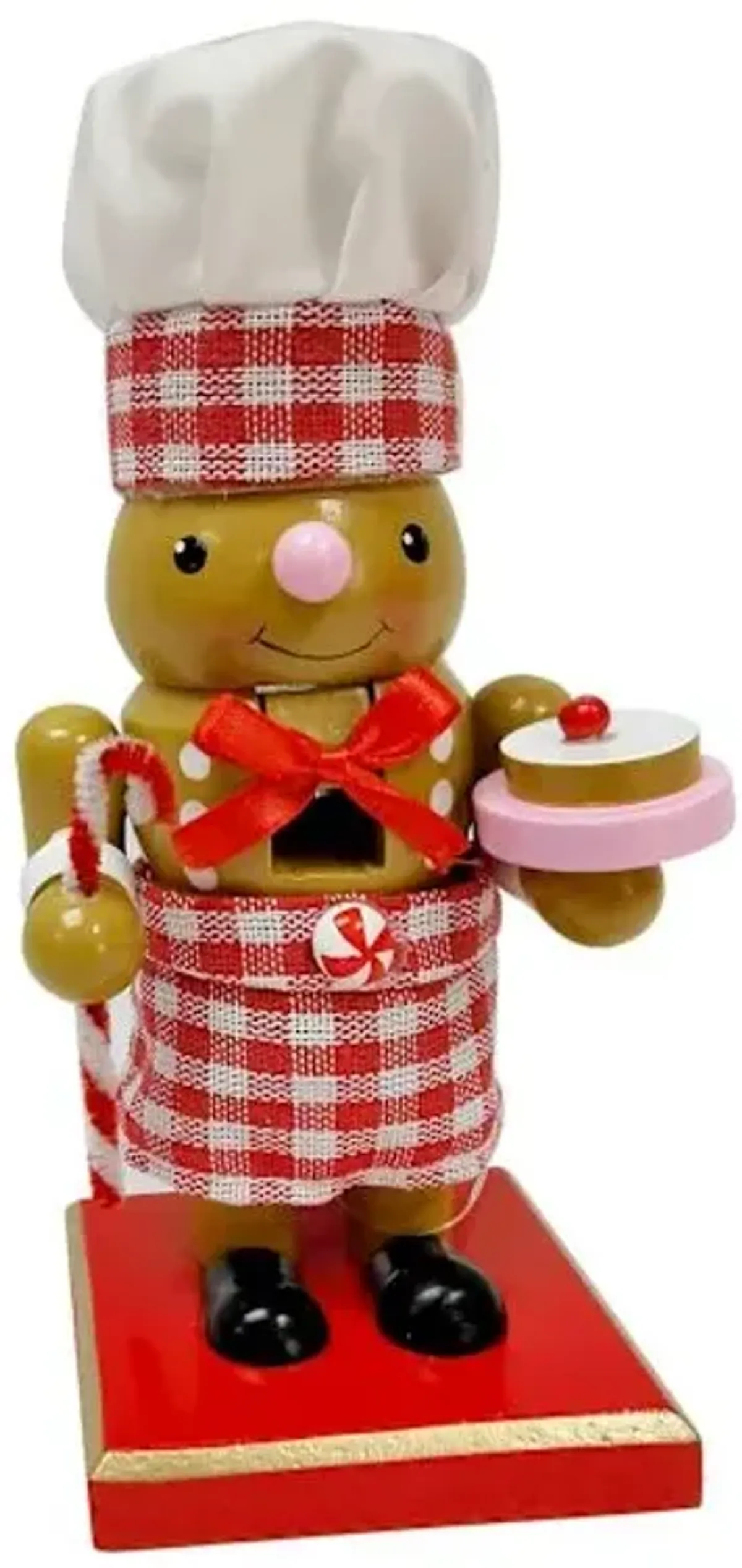 Mini Gingerbread Nutcracker with Cake, 6"