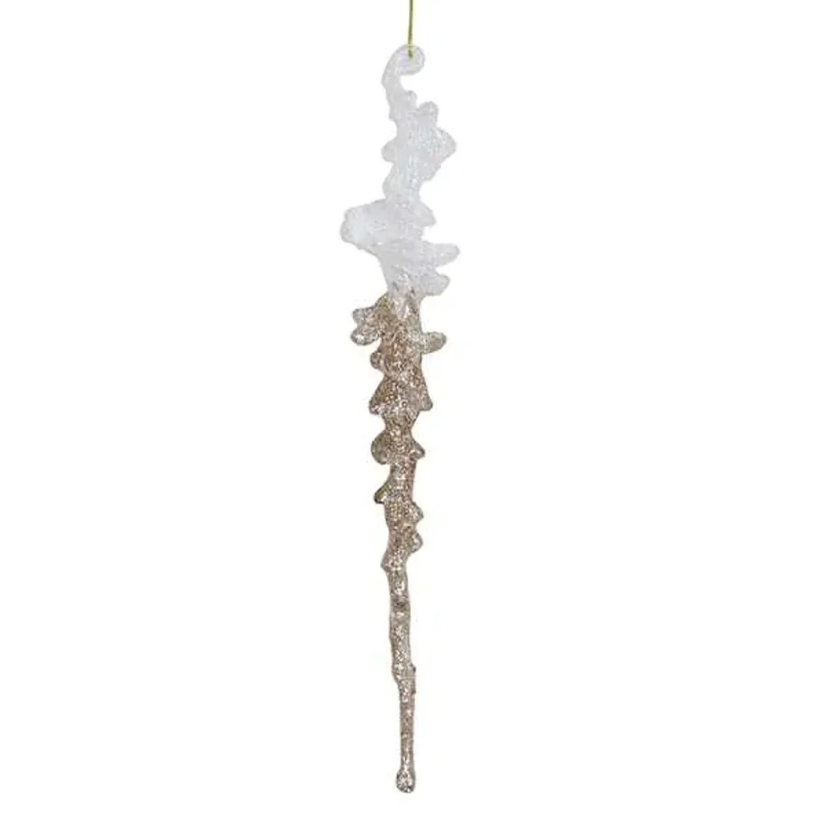 Glittered Icicle Ornament, 10"
